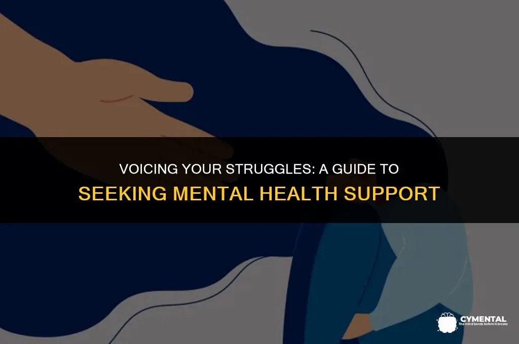 how to call out for mental health