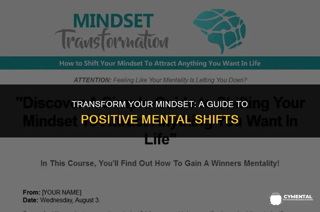 how to change your mentality