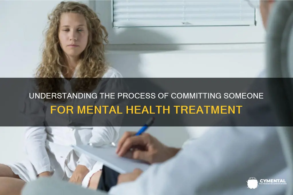 how to commit someone for mental health issues
