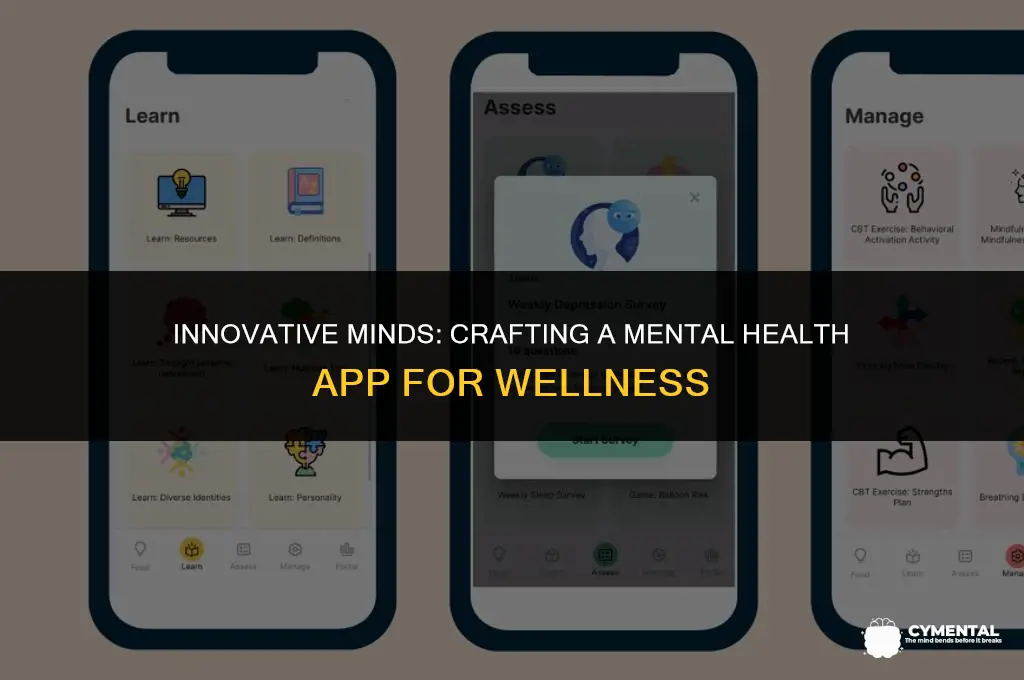 how to create a mental health app