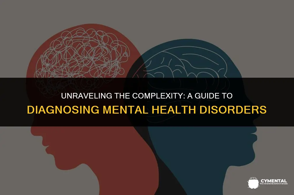 how to diagnose mental health disorders