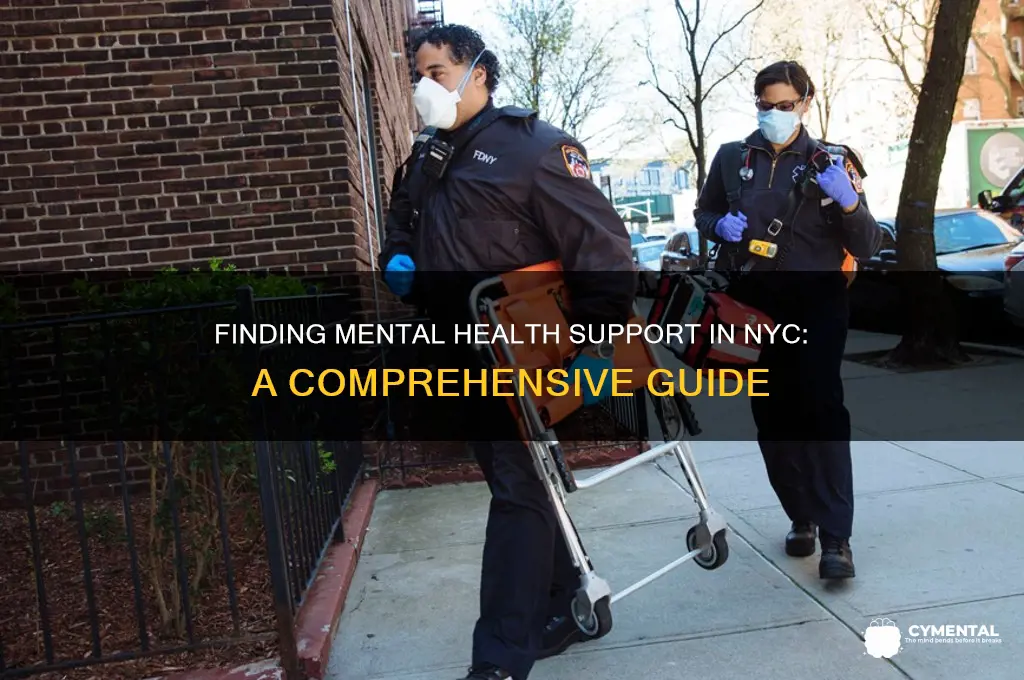 how to dins mental health help in nyc