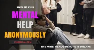 Anonymous Support for Teens: Finding Mental Health Help Privately