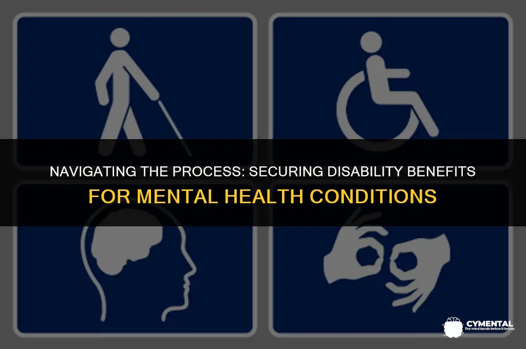 how to get disability for mental disorders