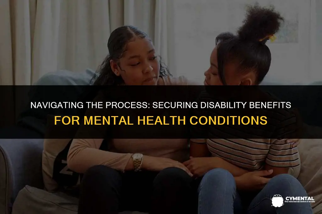 how to get disability for mental problems