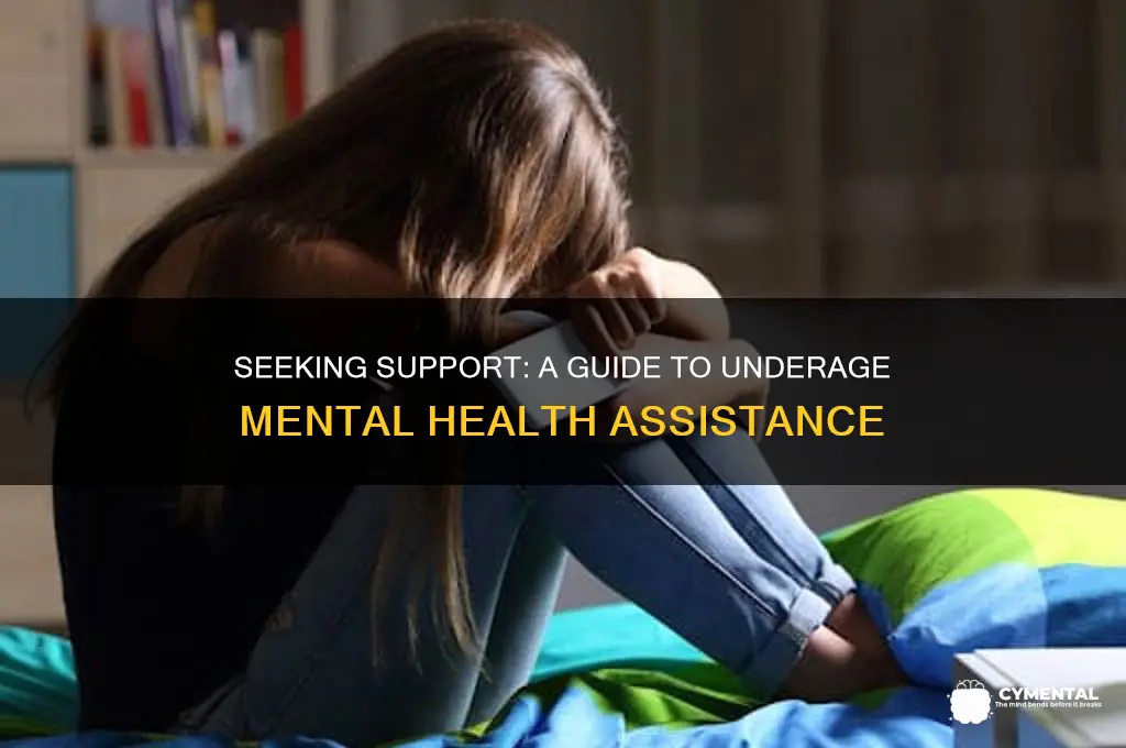 how to get help for mental health when under age
