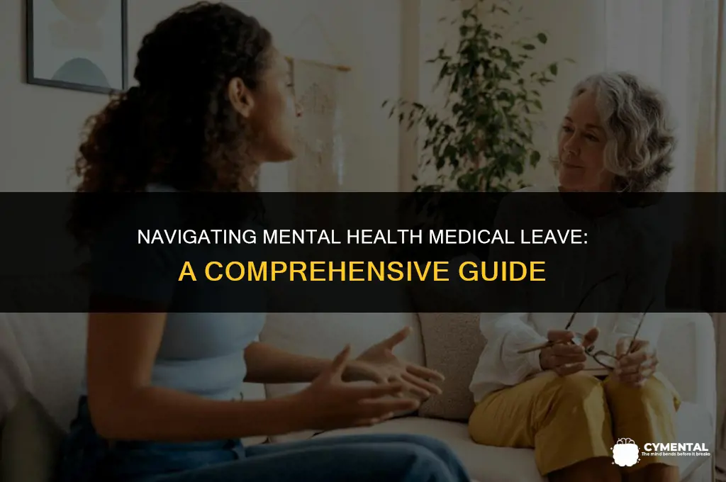 how to get medical leave for mental health