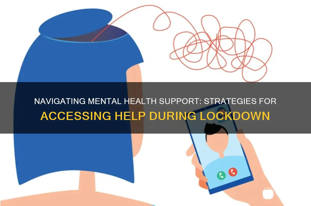 how to get mental health help during lockdown