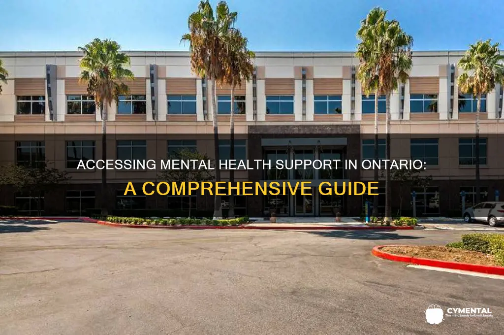 how to get mental health help ontario