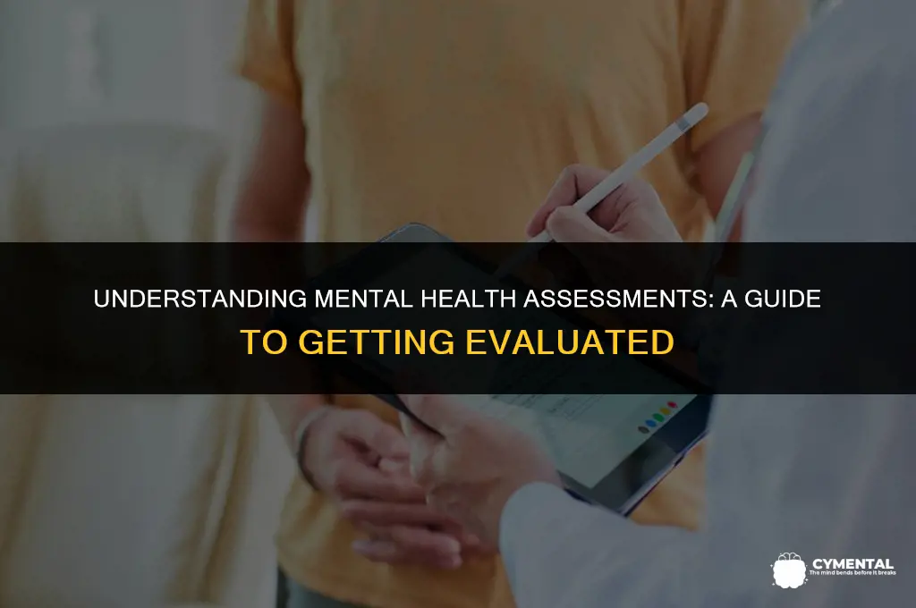 how to get mentally evaluated