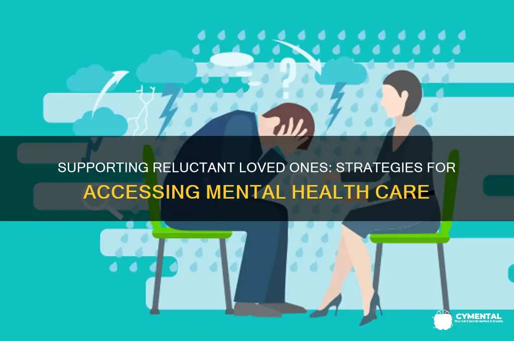 how to get someone mental help if they refise