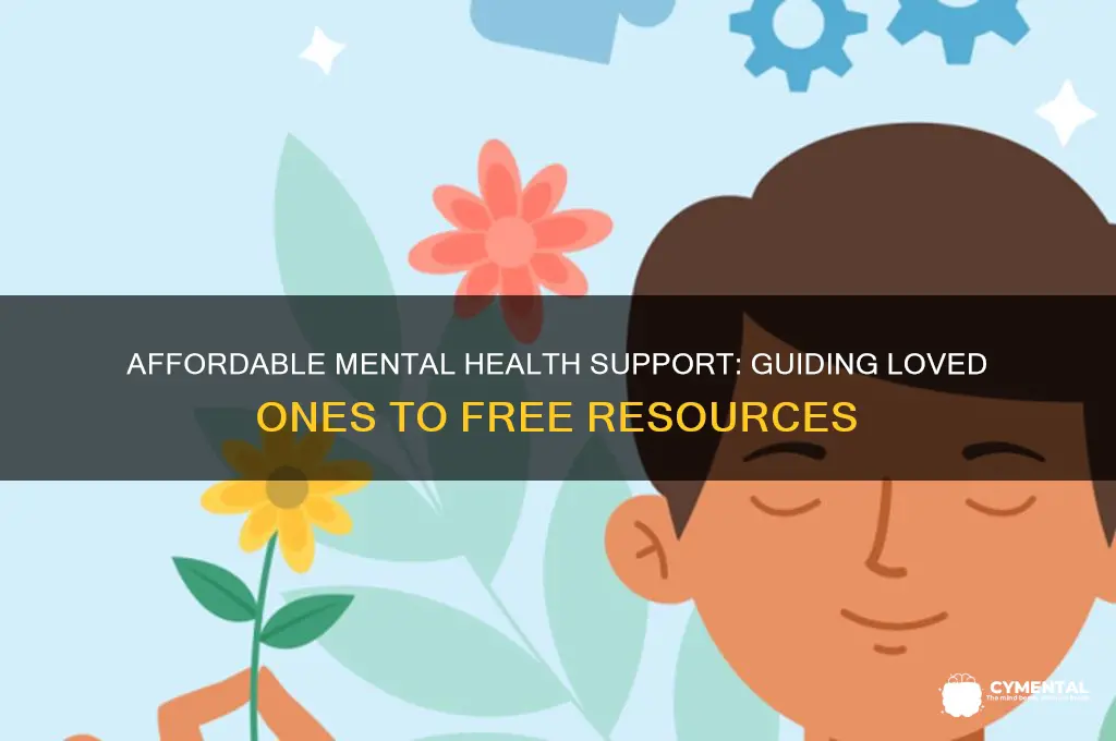 how to get someone mental help that has no money