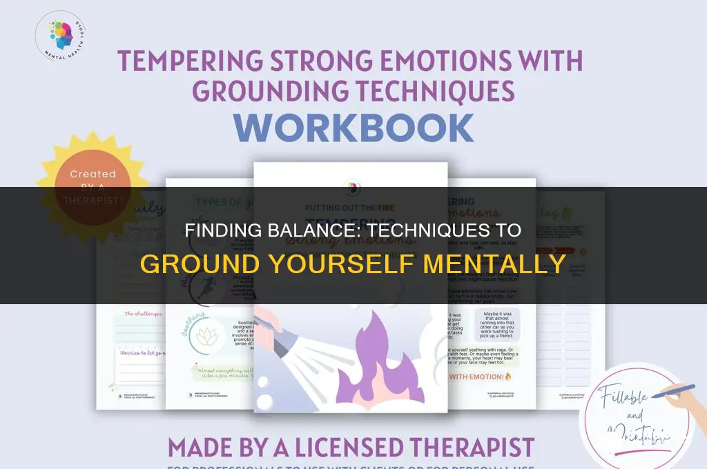 how to ground yourself mentally
