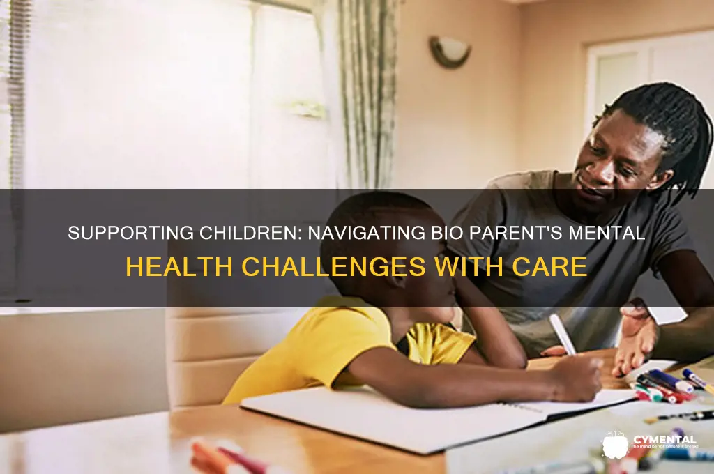 how to handle bio parent with mental health issues
