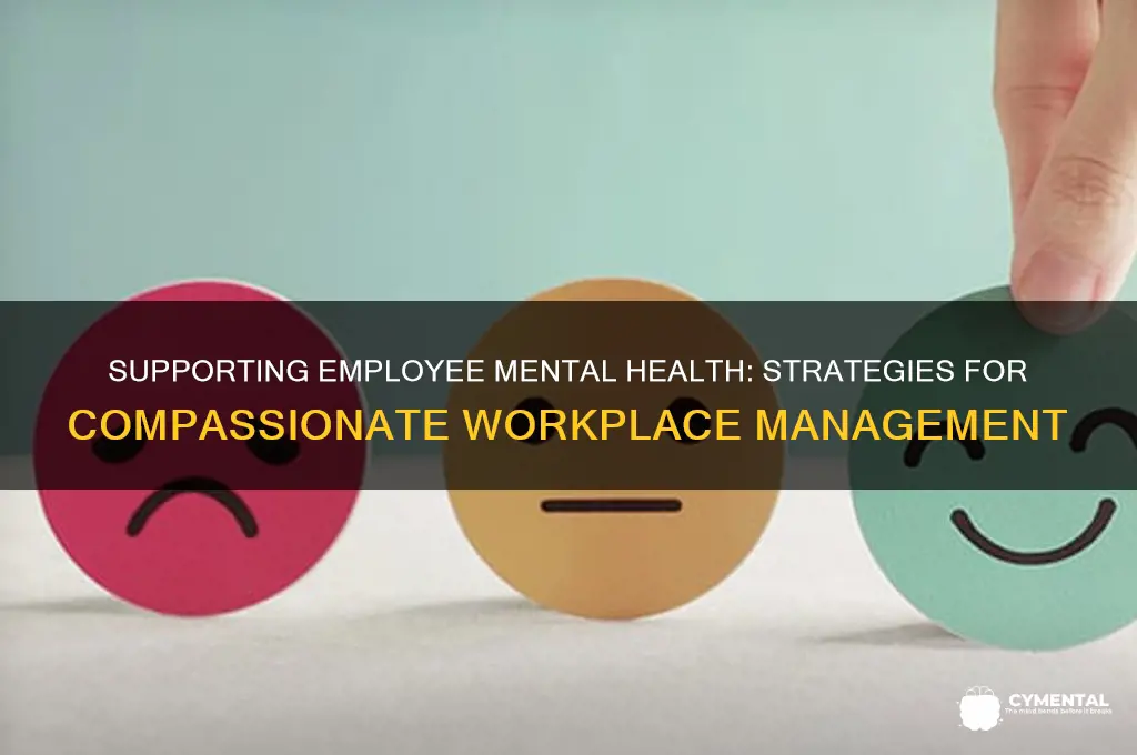 how to handle employees with mental health issues