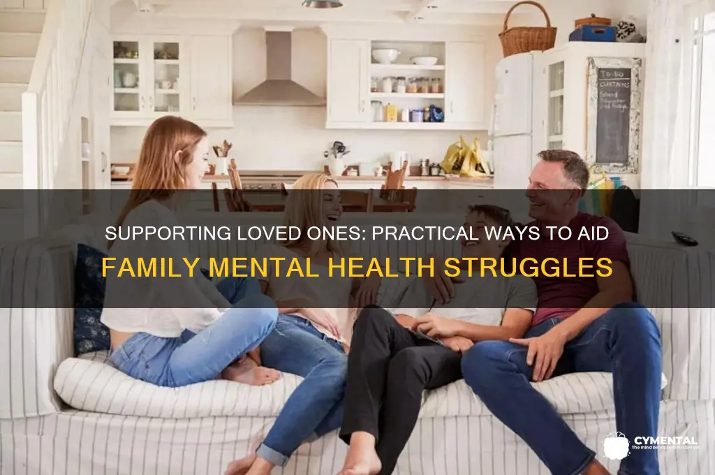 how to help a family member with mental health issues