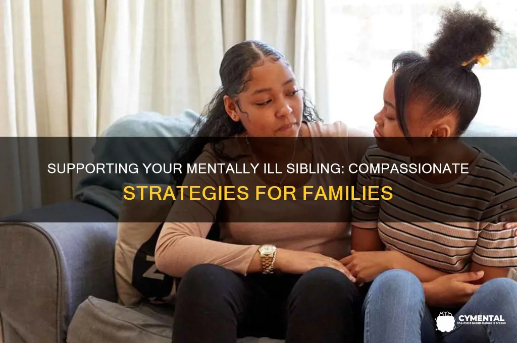 how to help a mentally ill sibling