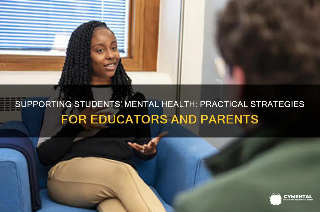 how to help a student with mental health issues