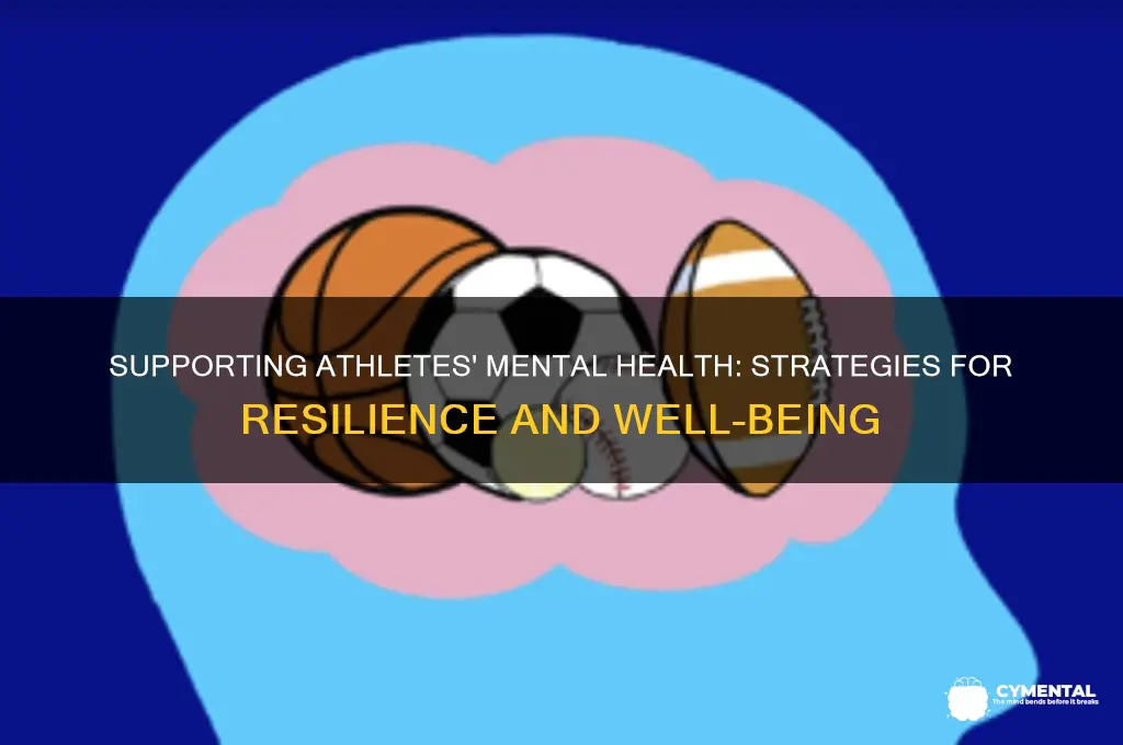 how to help athletes mental health