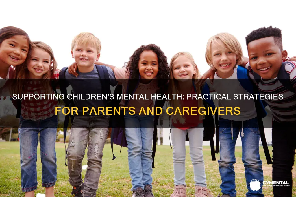 how to help children with mental health issues