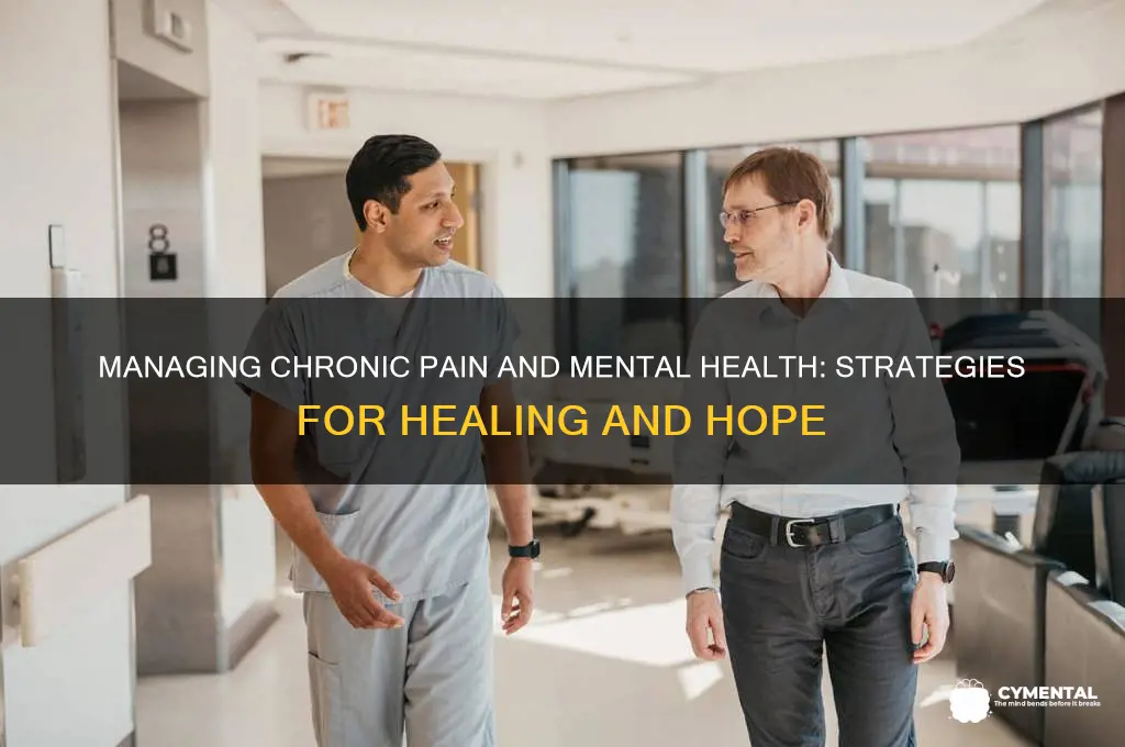 how to help chronic pain and mental health