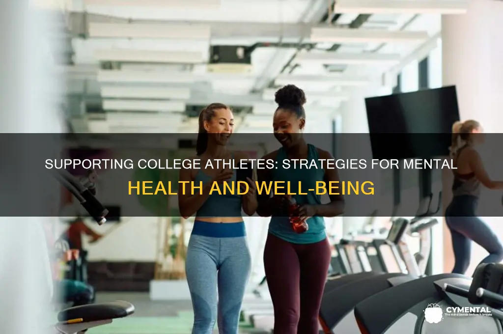 how to help college athletes mental health