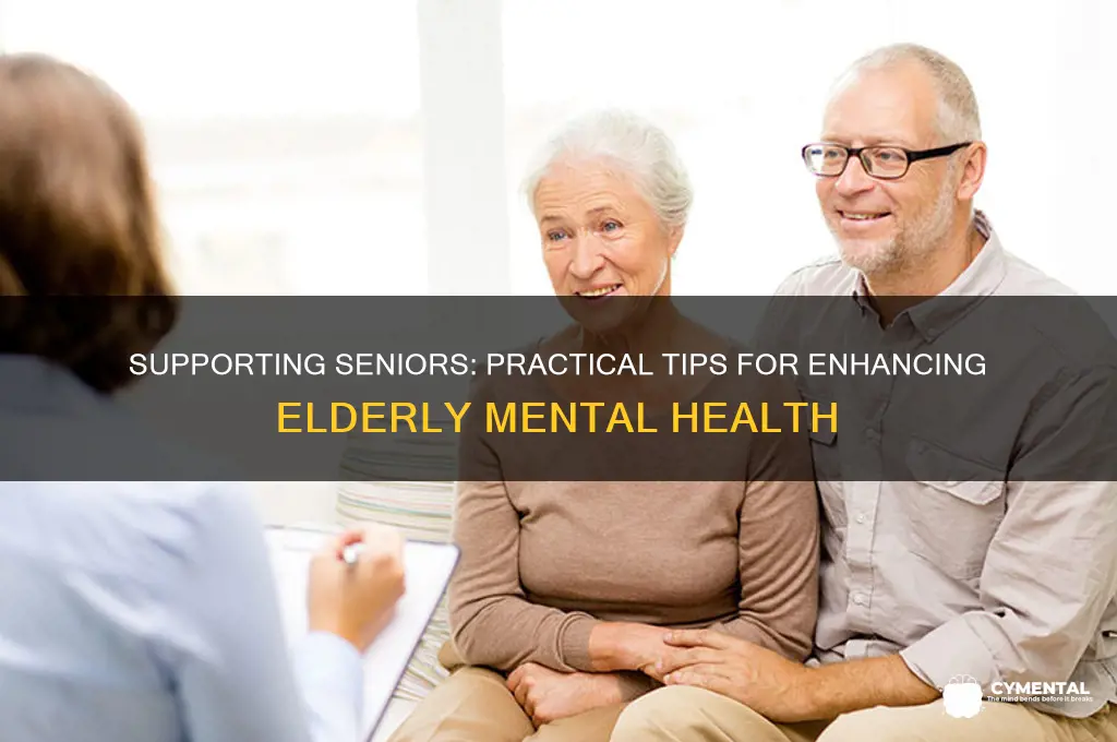 how to help elderly with mental health