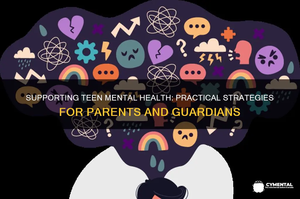 how to help mental health in teenagers