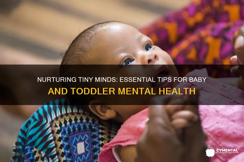 how to help mental health in toddlers and babies