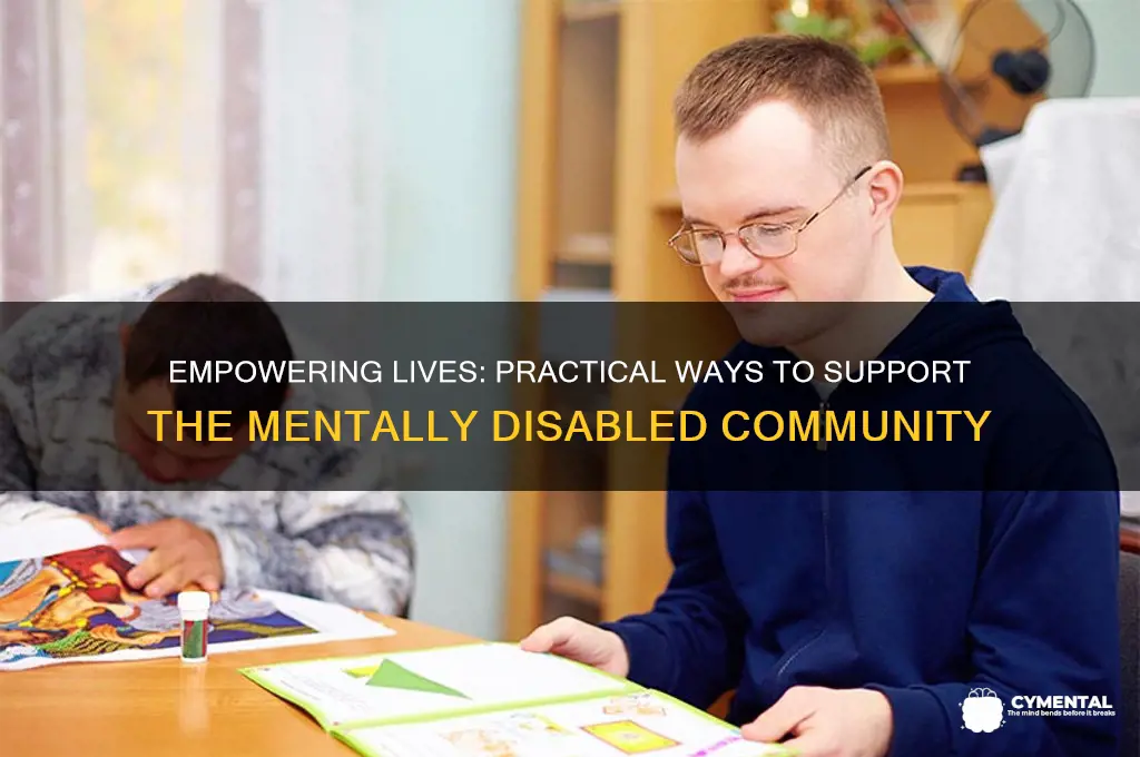 how to help mentally disabled