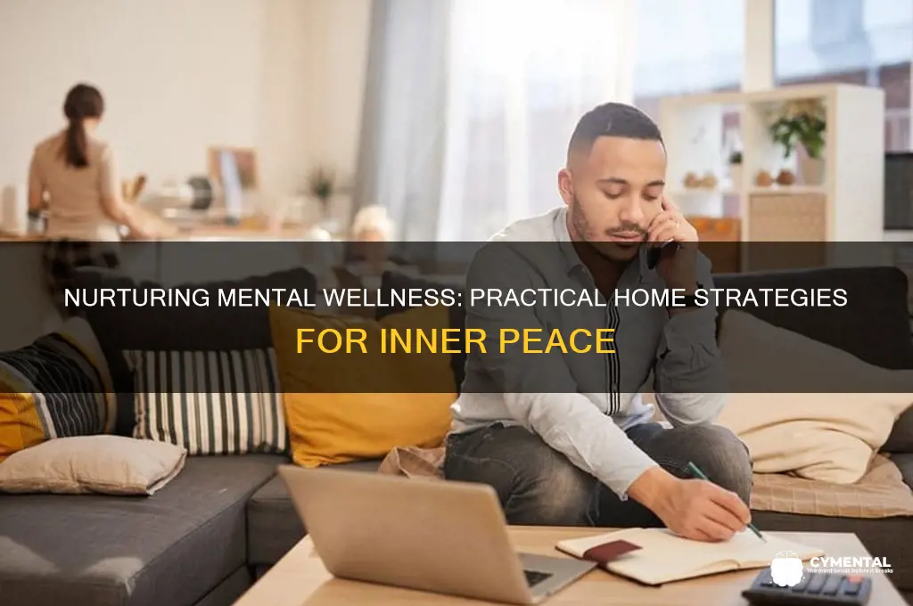 how to help my mental health at home