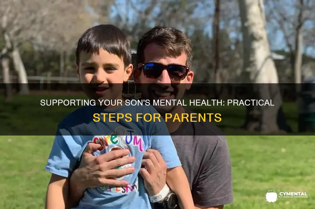 how to help my son with mental health issues