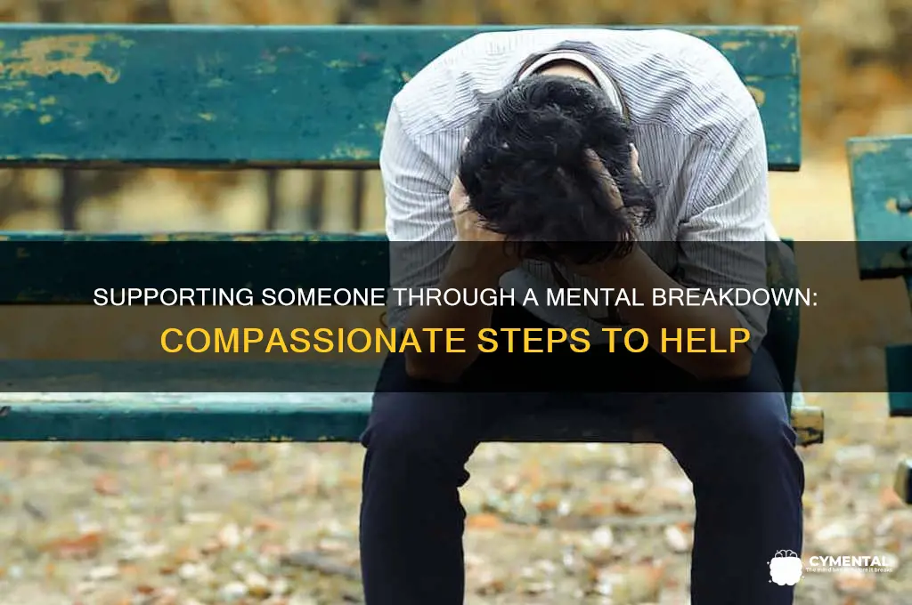 how to help person with mental breakdown