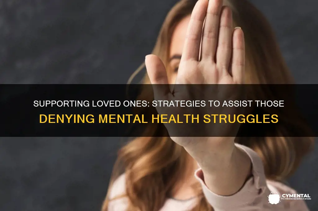 how to help someone in denial of mental illness