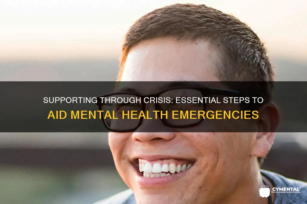 how to help someone in mental health crisis