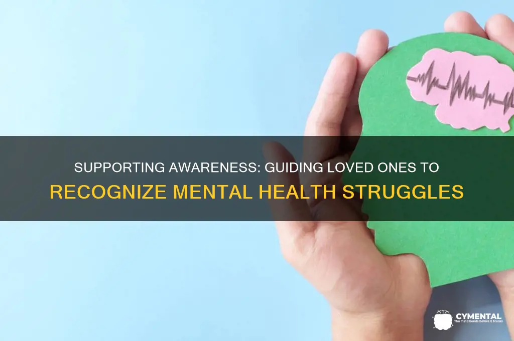 how to help someone realize they have a mental illness