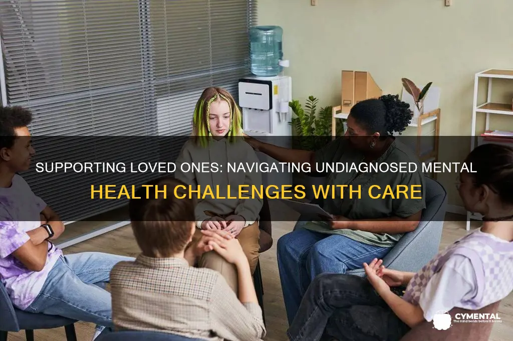how to help someone with undiagnosed mental illness