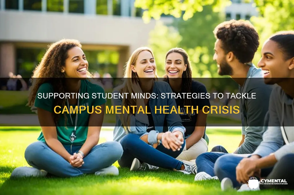 how to help the mental health epidemic on college campuses