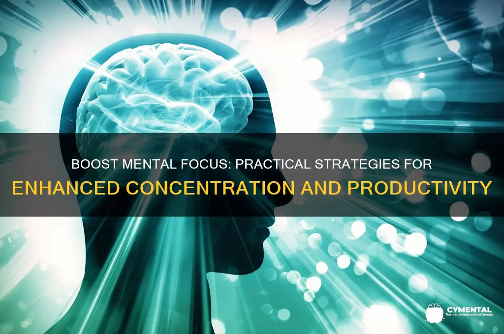 how to help with mental focus