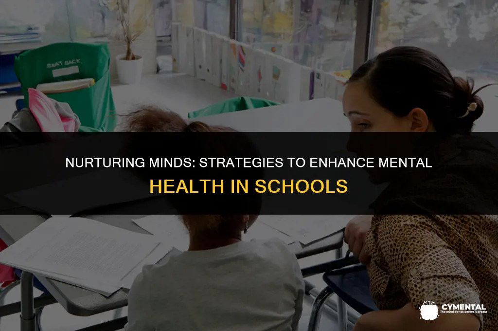 how to improve mental health in schools