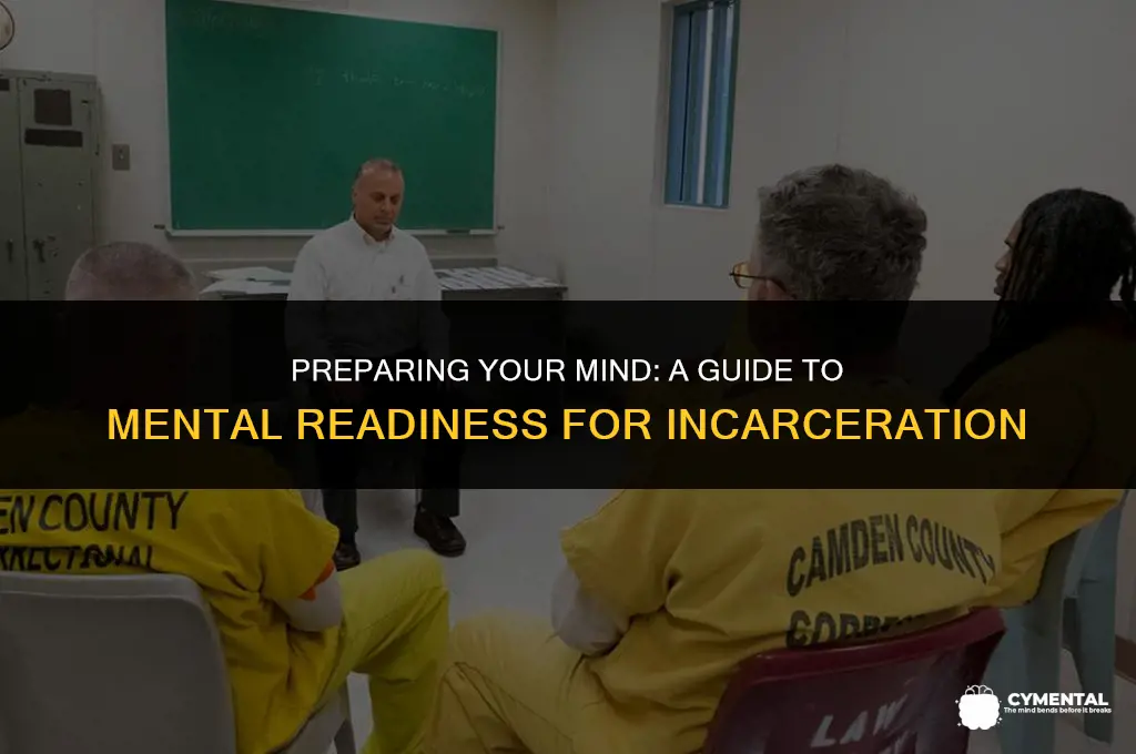 how to mentally prepare for prison