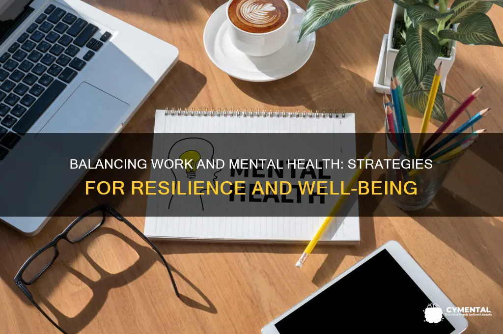 how to navigate work while dealing with mental health issues