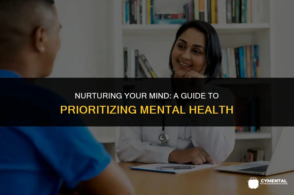 how to prioritize mental health