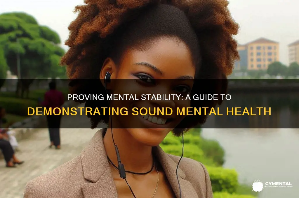 how to prove no mental issues