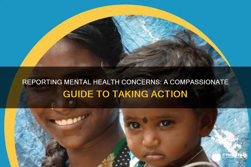 how to report someone for mental health issues