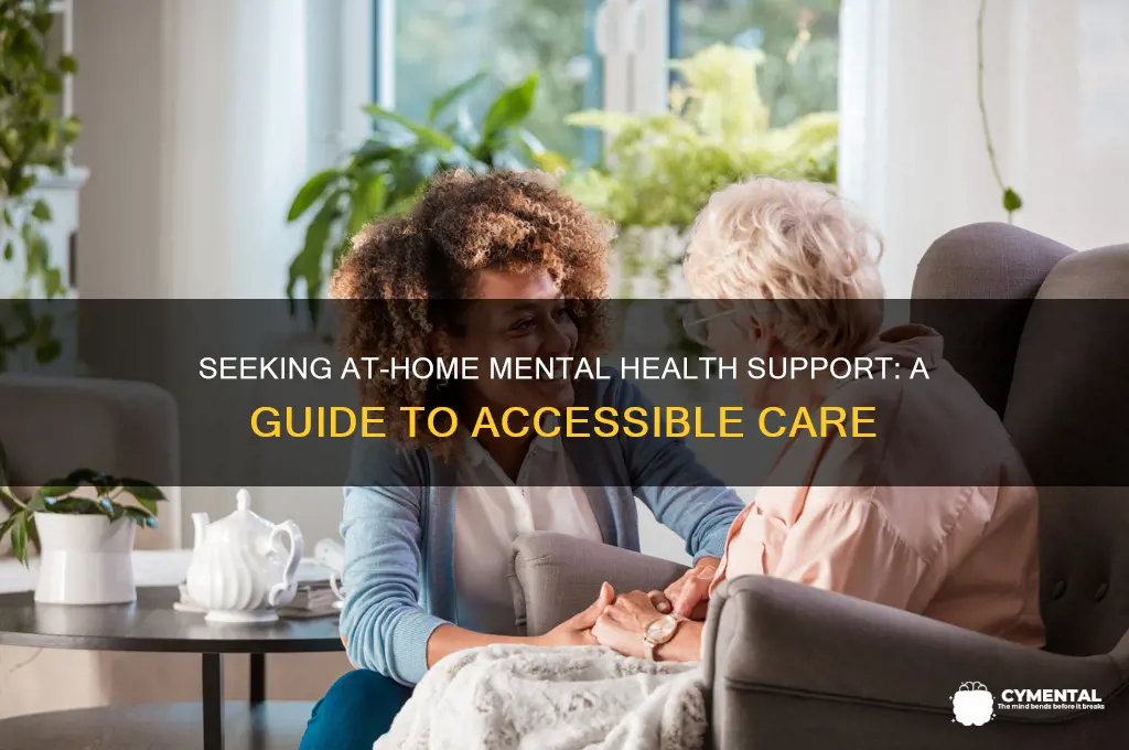 how to seek at home medical help for mental illness