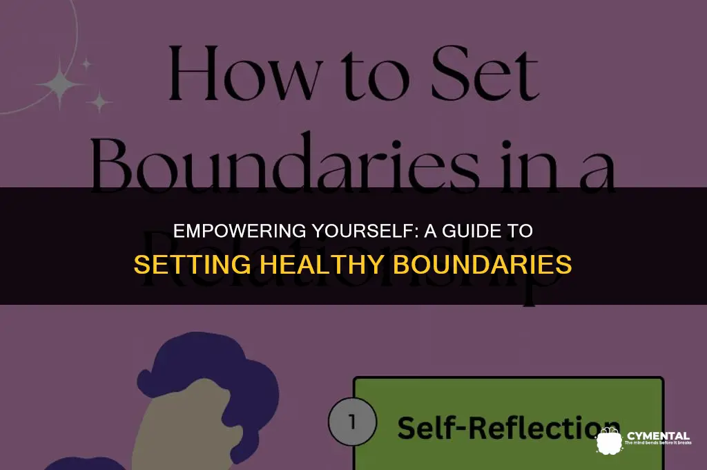 how to set boundaries for mental health
