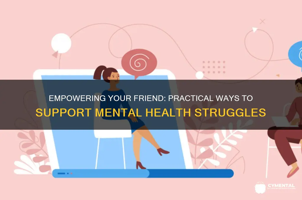 how to support a friend with mental health issues