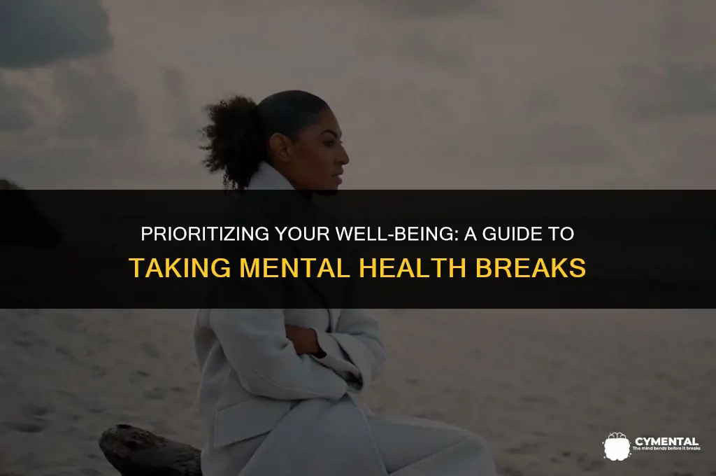 how to take time off for mental health