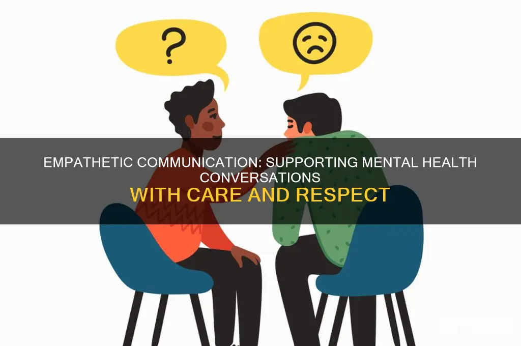 how to talk to people with mental health issues